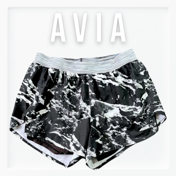 Avia Active 2fer Running Shorts sz M - Picture 1 of 12